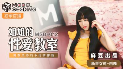 MSDMSD012姐姐的性爱教室白鹿